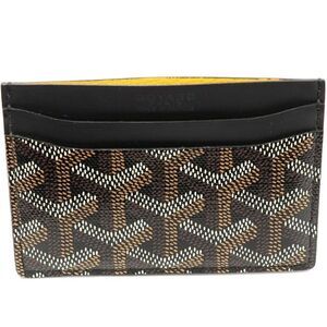 Pre Loved goyard Women black | black Card Holder